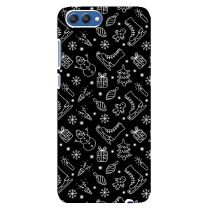 Новогодние, Праздничные Чехлы для Huawei Honor 10, COL-Al00 - 2024 год (Новогодний фон)
