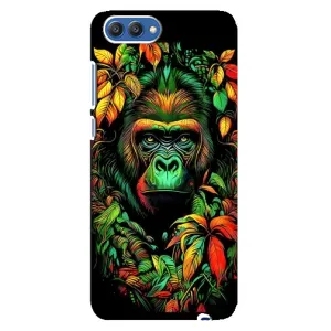 Чехол с Обезьянами Huawei Honor 10, COL-Al00 - (AlphaPrint) (Обезьяна в тропиках)