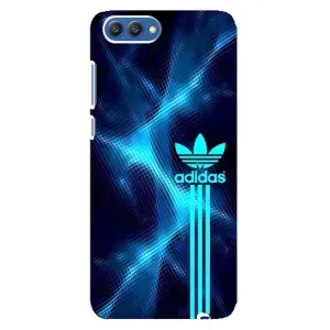 Чехлы Адидас для Huawei Honor 10, COL-Al00 (AlphaPrint) (Синий Адидас)