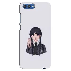 Чехлы Венсдей на Huawei Honor 10, COL-Al00 Уэнсдей (AlphaPrint) (Уэнздей и Вещь)