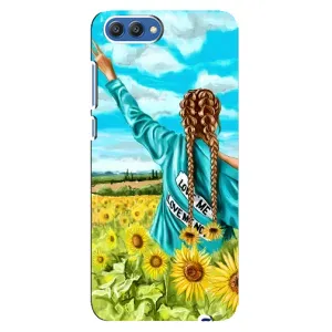 Чехол для Патриота Украины Huawei Honor 10, COL-Al00 - (AlphaPrint) (Украиночка)