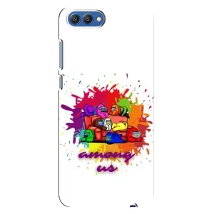 Чехол Амонг Ас для Huawei Honor 10, COL-Al00 (AlphaPrint) (Яркий АмонгАс)