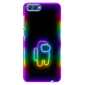 Чехол Амонг Ас для Huawei Honor 10, COL-Al00 (AlphaPrint) (Яркий скин)