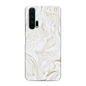 Мраморний чехол на Huawei Honor 20 Pro (VPrint) (Білий мрамор)