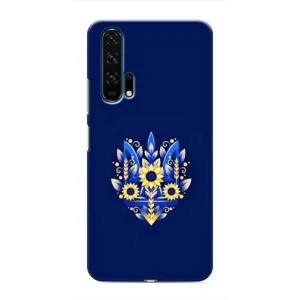 Чехлы для Huawei Honor 20 Pro  Укр. Символика (AlphaPrint) (Цветочный Герб)