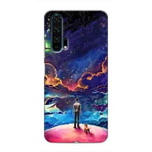 Космічні Чохли для Хуавей Хонор 20 Про (VPrint) (Вид Галактики)