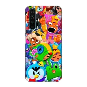 Чехлы Brawl Stars для Huawei Honor 20 Pro (AlphaPrint) (Герої Бравл Старс)