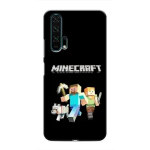 Чохол Майнкрафт на Huawei Honor 20 Pro (AlphaPrint) Minecraft (герої Minecraft)