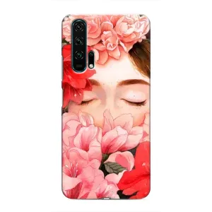 Чехлы (ART) Цветы на Huawei Honor 20 Pro (VPrint) (Очі в квітах)