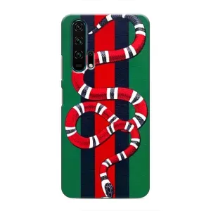 Чохли  GUCCI для Хуавей Хонор 20 Про (AlphaPrint) (Gucci змія)