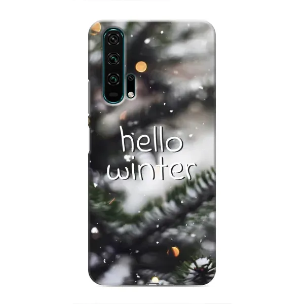 Чехол с принтом «Hello winter» для Huawei Honor 20 Pro Чехол с принтом «Hello winter» для Huawei Honor 20 Pro