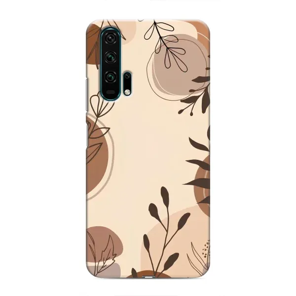 Чохол з принтом «Коричневі квіти» для Huawei Honor 20 Pro Чохол з принтом «Коричневі квіти» для Huawei Honor 20 Pro