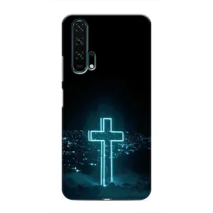Християнські Чохли для Huawei Honor 20 Pro (AlphaPrint) (Хрест і місто)