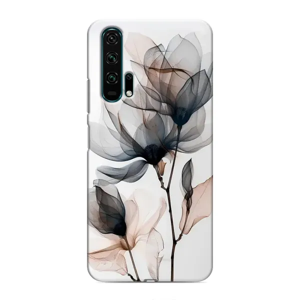 Чохол з принтом «Квіти на білому» для Huawei Honor 20 Pro Чохол з принтом «Квіти на білому» для Huawei Honor 20 Pro
