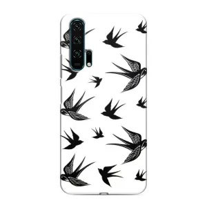 Чохол з пташками на Huawei Honor 20 Pro (VPrint) (Ластівки)