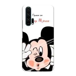Міккі Маус чохол для Huawei Honor 20 Pro (AlphaPrint - Мультяшні) (Маус Міккі)