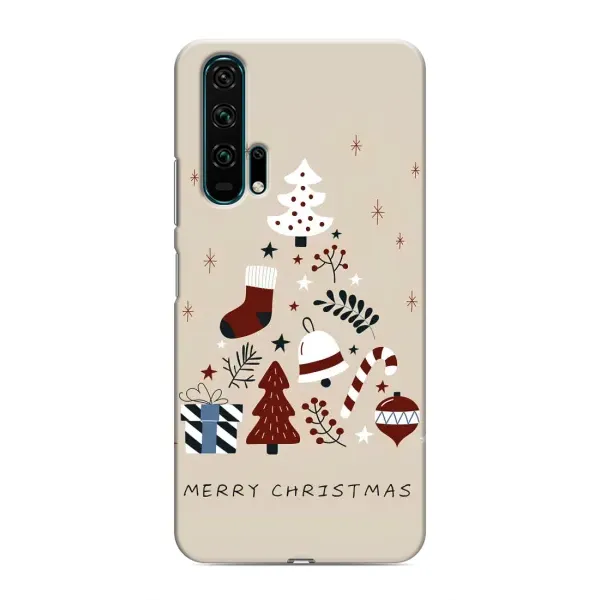 Чехол с принтом «Merry Christmas» для Huawei Honor 20 Pro Чехол с принтом «Merry Christmas» для Huawei Honor 20 Pro