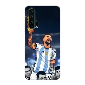 Чохли для Huawei Honor 20 Pro (Leo чемпіон) (AlphaPrint) (Мессі з кубком)