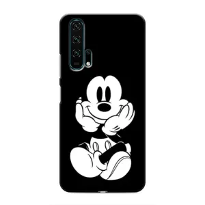 Міккі Маус чохол для Huawei Honor 20 Pro (AlphaPrint - Мультяшні) (Маус на чорному)