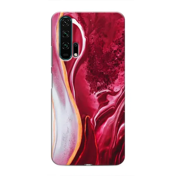 Чохол з принтом «Мрамор червоний» для Huawei Honor 20 Pro