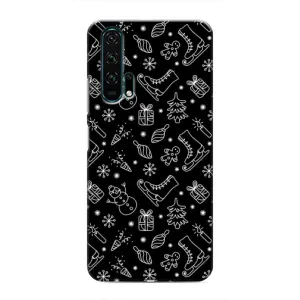 Новогодние, Праздничные Чехлы для Huawei Honor 20 Pro - 2024 год (Новогодний фон)