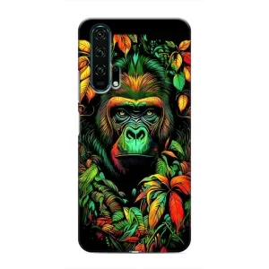 Чехол с Обезьянами Huawei Honor 20 Pro - (AlphaPrint) (Обезьяна в тропиках)