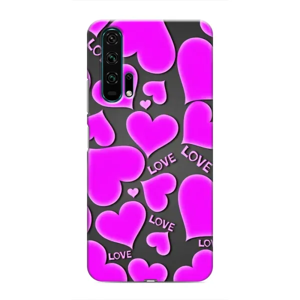 Чехол с принтом «Pink hearts» для Huawei Honor 20 Pro