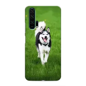Чохол з Хаскі Huawei Honor 20 Pro - (AlphaPrint) (Радісний Хаскі)