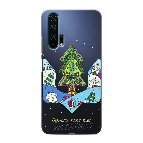 Чехол с принтом «Рождественский герб» для Huawei Honor 20 Pro Чехол с принтом «Рождественский герб» для Huawei Honor 20 Pro