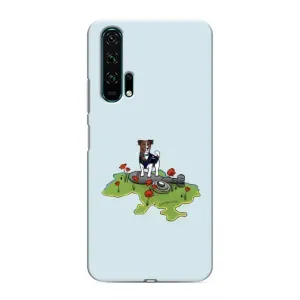 Чехлы с картинкой собаки Патрон для Huawei Honor 20 Pro (AlphaPrint) (Сапер Пес)