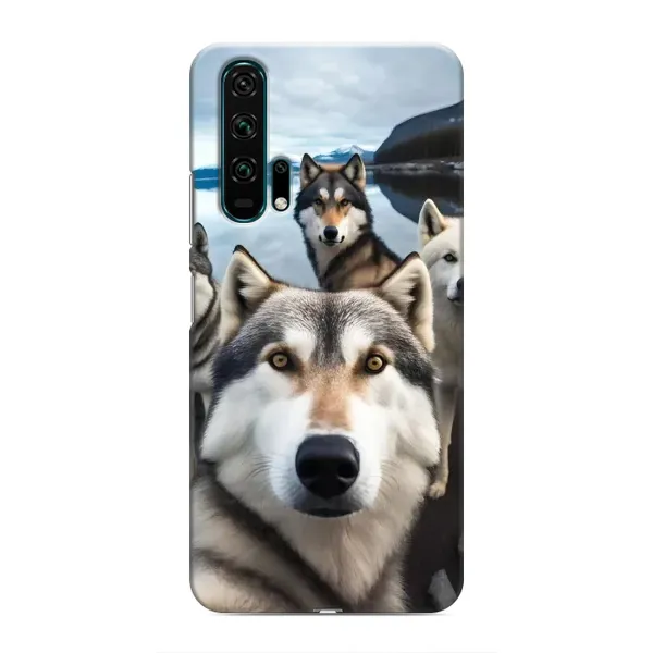 Чехол с принтом «Селфи ХАски» для Huawei Honor 20 Pro Чехол с принтом «Селфи ХАски» для Huawei Honor 20 Pro