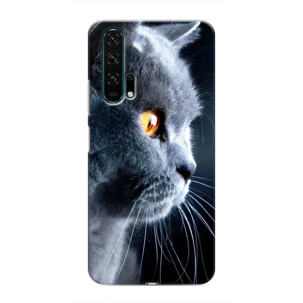 Чехол с принтом «Серый Кот» для Huawei Honor 20 Pro Чехол с принтом «Серый Кот» для Huawei Honor 20 Pro