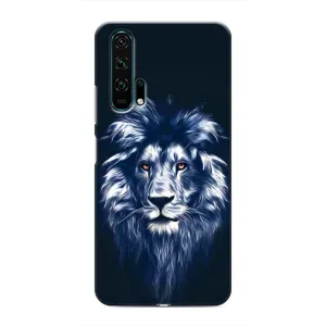 Чохол з картинкою ЛЕВ для Huawei Honor 20 Pro (VPrint) (Синій Лев)