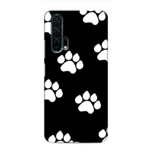 Чохли з собаками для Huawei Honor 20 Pro (VPrint) (Сліди собаки)