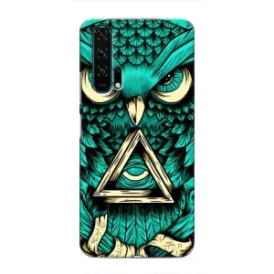 Чохол з пташками на Huawei Honor 20 Pro (VPrint) (Сова з оком)
