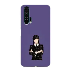 Чохли Венсдей на Huawei Honor 20 Pro Уенсдей (AlphaPrint) (Венздей у чорному)