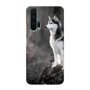 Чохол з Хаскі Huawei Honor 20 Pro - (AlphaPrint) (Вірний собака)
