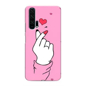 Чохол з принтом для Huawei Honor 20 Pro (AlphaPrint - Знак сердечка) (Знак Love)