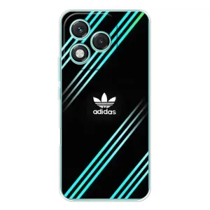 Чохли Адидас для Huawei Honor 400 Lite (AlphaPrint) (Адідас з полосами)