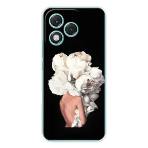 Чехлы (ART) Цветы на Huawei Honor 400 Lite (VPrint) (Білі квіти)