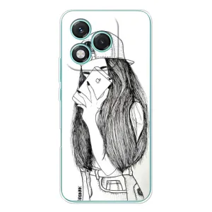 Чохол з друком для Huawei Honor 400 Lite - (Мода) (AlphaPrint) (Фото дівчини)