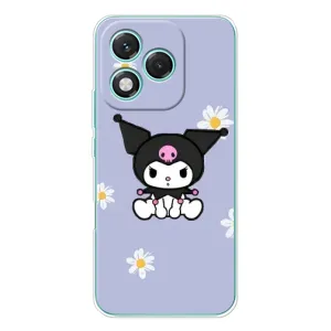 Чохол з кроликом Куромі на Huawei Honor 400 Lite (Куромі в квітах)