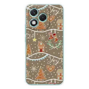 Новорічні, Святкові Чохли для Huawei Honor 400 Lite - 2024 год (Новорічні пряники)