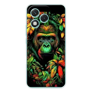 Чохол з Мавпами Huawei Honor 400 Lite - (AlphaPrint) (Мавпа в квітах)