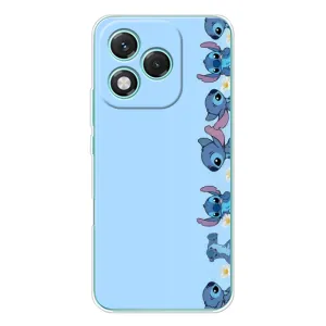 Чохол з принтом Стіч на Huawei Honor 400 Lite (Стіч фон)