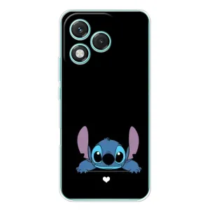 Чохол з принтом Стіч на Huawei Honor 400 Lite (Стіч на чорному)
