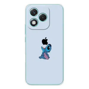 Чохол з принтом Стіч на Huawei Honor 400 Lite (Stitch apple)