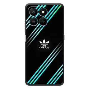 Чехлы Адидас для Huawei Honor 400 Smart (AlphaPrint) (Адидас с полосами)