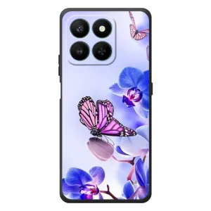 Чохли з квітами для Huawei Honor 400 Smart (VPrint) (Метелик на квітах)