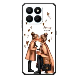 Чохол з друком для Huawei Honor 400 Smart - (Мама з дитинкою) (AlphaPrint) (Донька і мама)